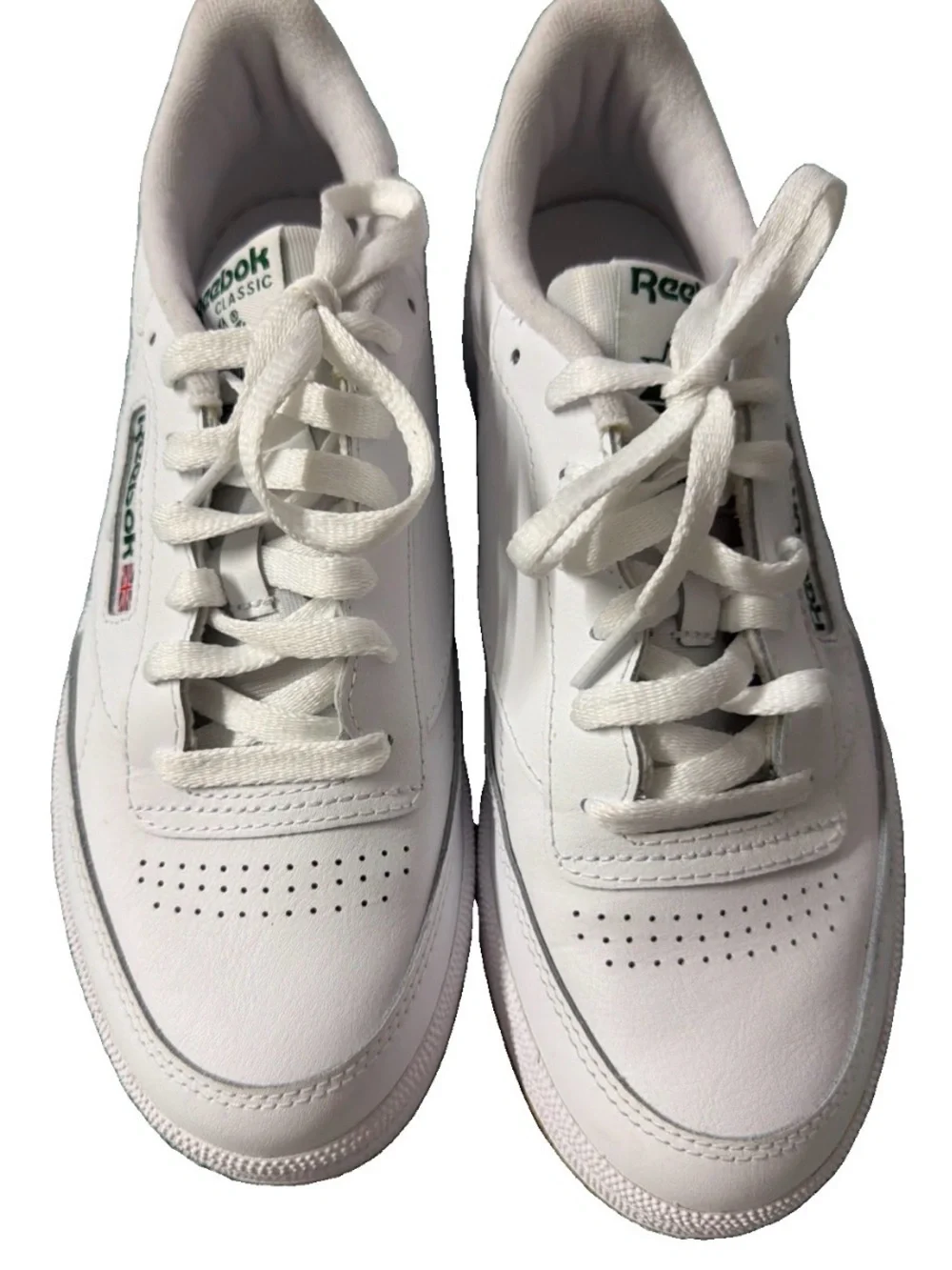 Reebok Classic WoMen's White Leather Sneakers 8.5M
